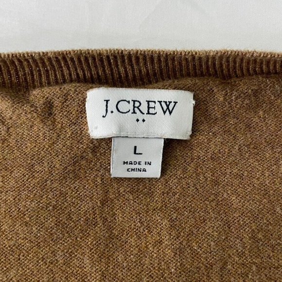 J Crew Brown Scottish Terrier Dog Graphic Sweater Size Large Women’s - Picture 5 of 10